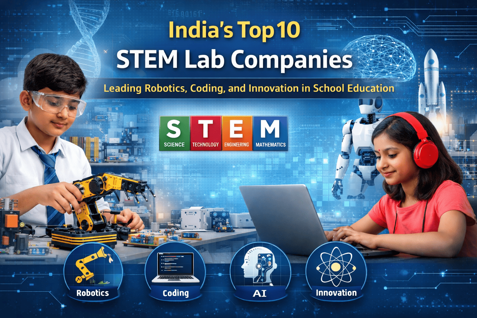 भारत की टॉप 10 STEM लैब प्रदाता कंपनियां जो स्कूल शिक्षा को दे रही हैं नई दिशा
