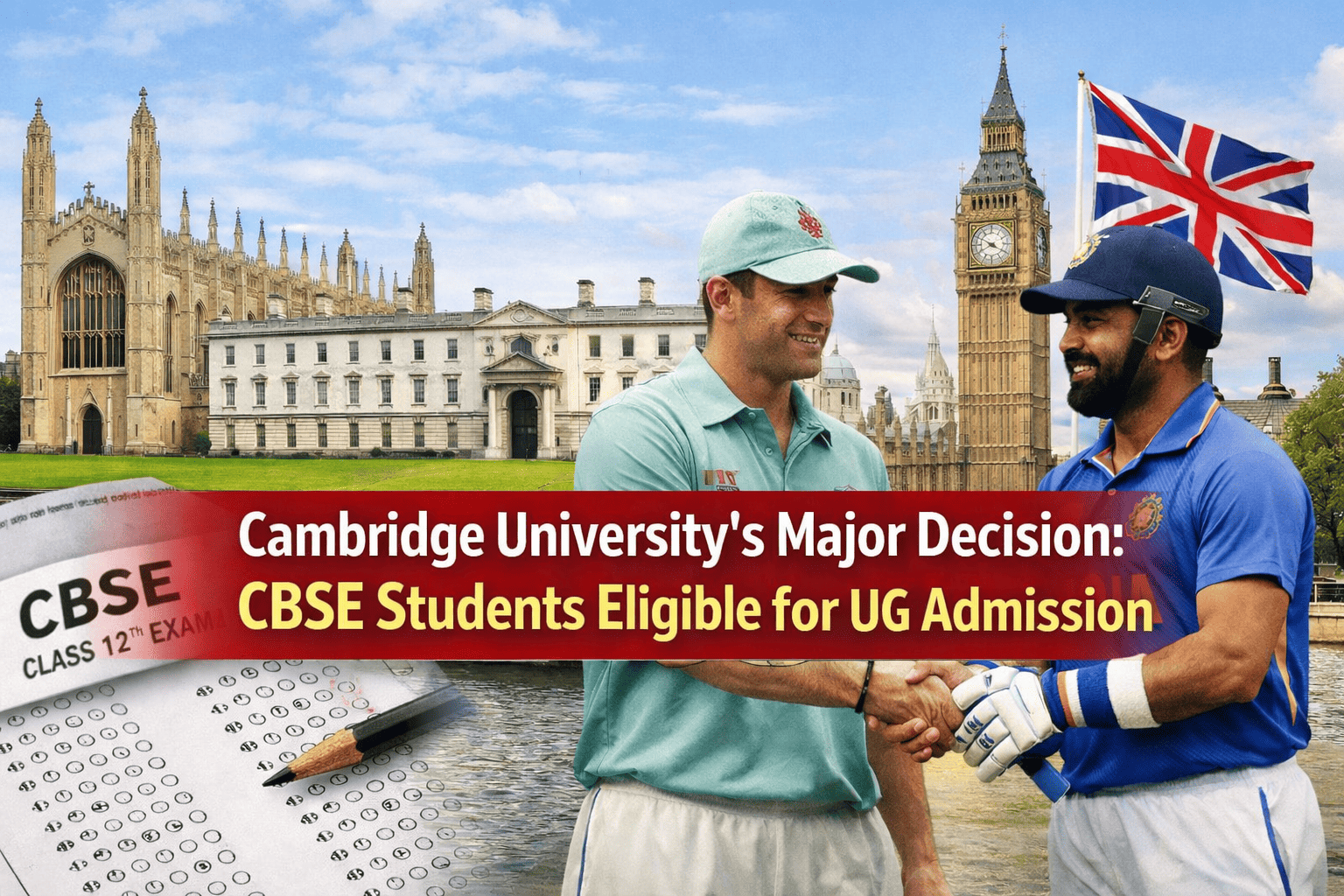 कैम्ब्रिज यूनिवर्सिटी का बड़ा फैसला: CBSE छात्रों के लिए UG एडमिशन का रास्ता खुला