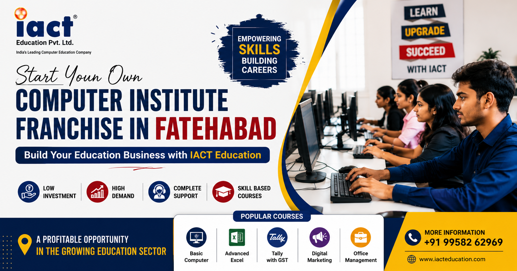 Best Computer Institute Franchise in Fatehabad – Start Your Own Education Business with IACT Education