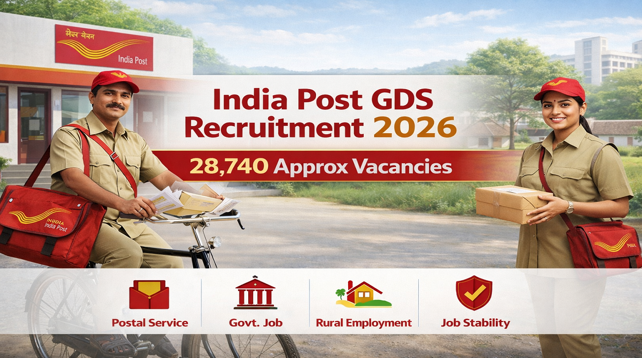 India Post GDS Recruitment 2026: 28,740 Vacancies Open