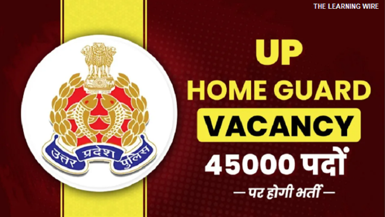 UP Home Guard Recruitment 2025: 45,000 Posts Announced