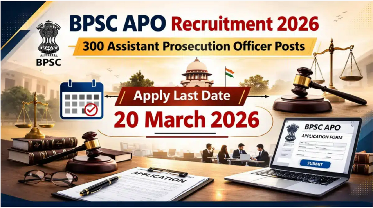 BPSC APO भर्ती 2026: 300 पदों पर आवेदन शुरू