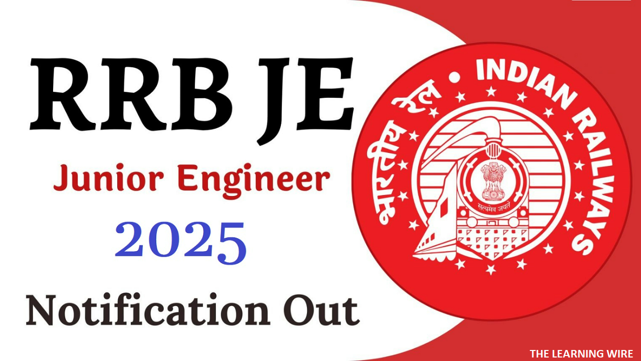 Railway RRB JE Recruitment 2025: Apply for 2,569 Posts