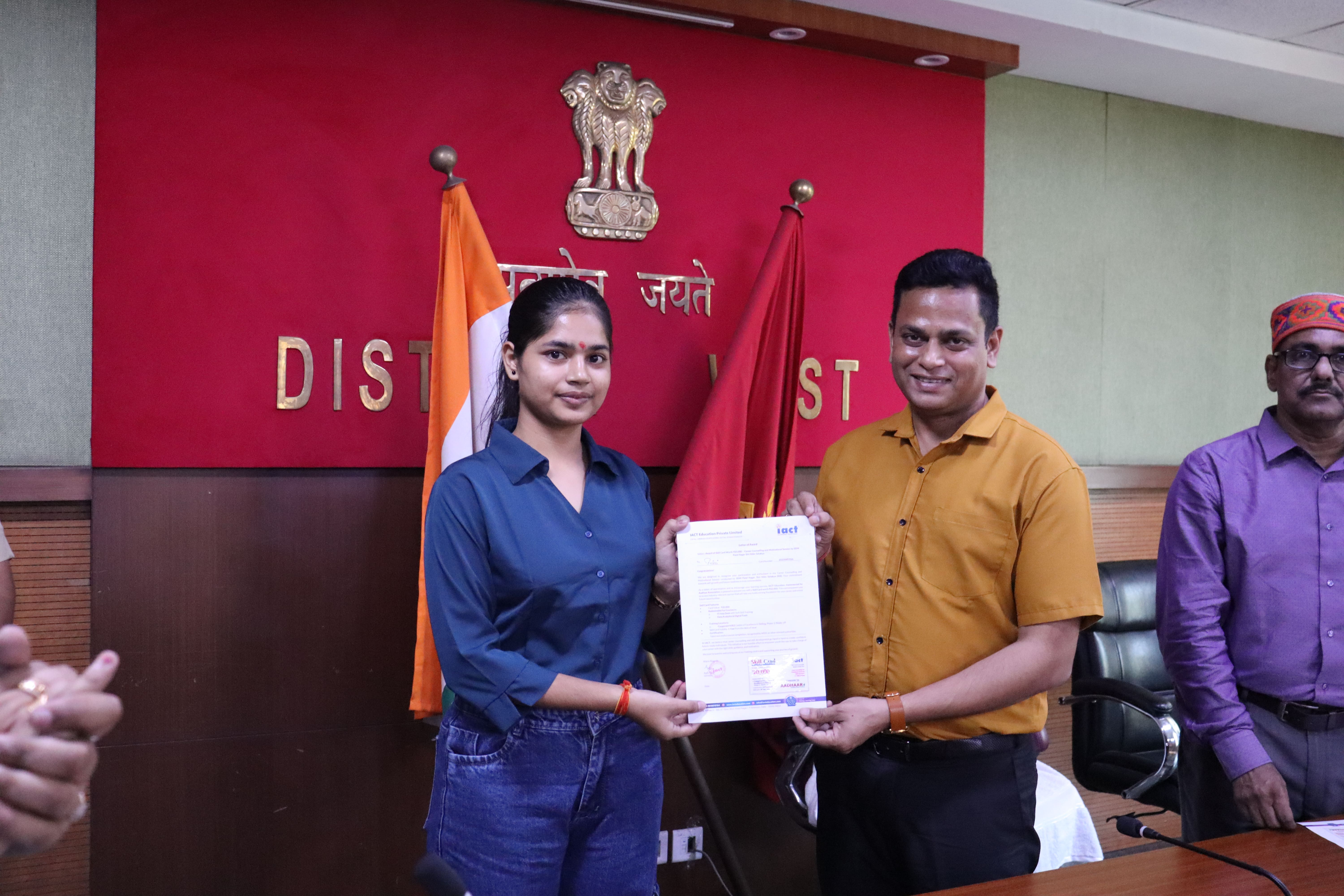 IACT Education Empowers Students with Skill Cards Worth ₹20,000 at Career Counselling Session Conducted by SDM Patel Nagar